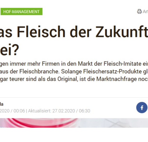 Ist das Fleisch der Zukunft tierfrei?